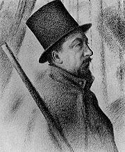 Ж.Сёра  «Портрет Поля Синьяка», 1890 г.