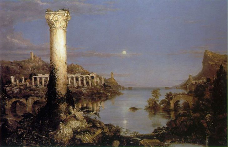 Томас Коул. Путь Империи. Запустение (Desolation), 1836