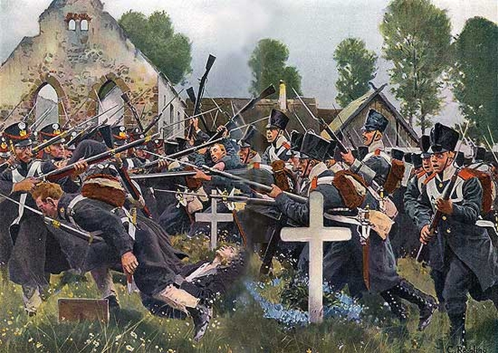 К. Рёхлинг. Сражение при Гросс-Беерене 23 августа 1813 г.