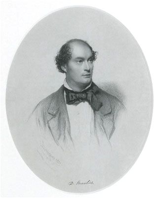 Дэниел Маклайз (Daniel Maclise), портрет, литография 1857