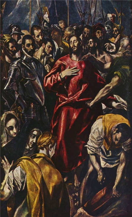 Эль Греко. Раздевание Христа, 1577-1579. Ризница собора Толедо