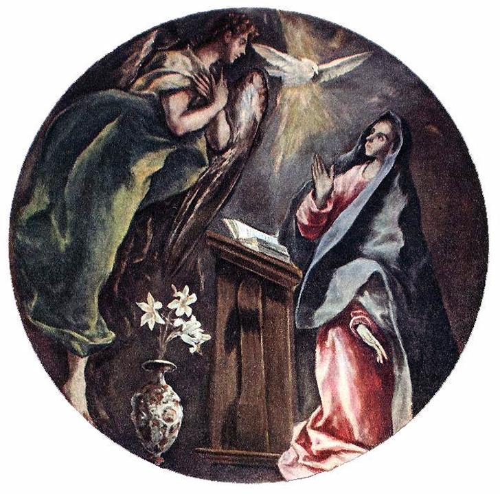 Эль Греко. Благовещение, 1605. Толедо