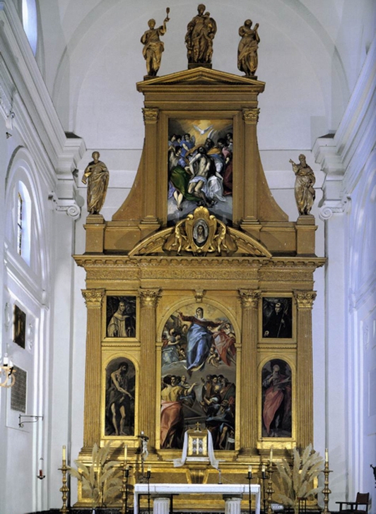 Эль Греко. Алтарь церкви Санто Доминго эль Антигуо, 1577-1579. Толедо