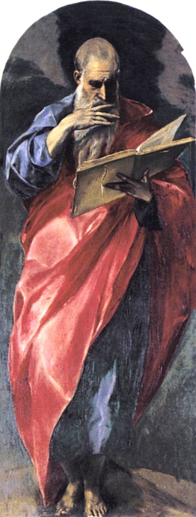 Эль Греко. Св. Иоанн Богослов, 1577-1579. Церковь Санто Доминго эль Антигуо, Толедо