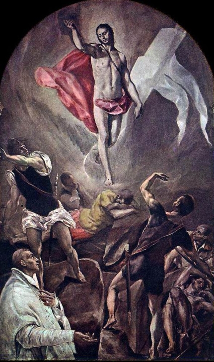 Эль Греко. Воскресение, 1595-1600. Монастырь Санто-Доминго-эль-Антигуо, Толедо