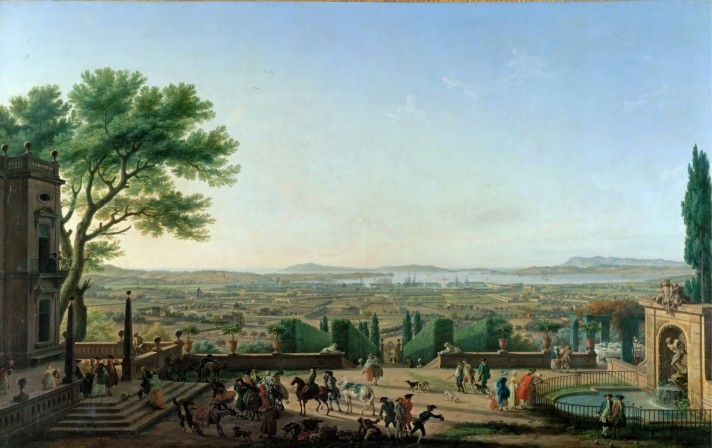 Клод Жозеф Верне (1714–1789). Вид на Тулон и гавань. Между 1754 и 1762. Лувр, Париж.