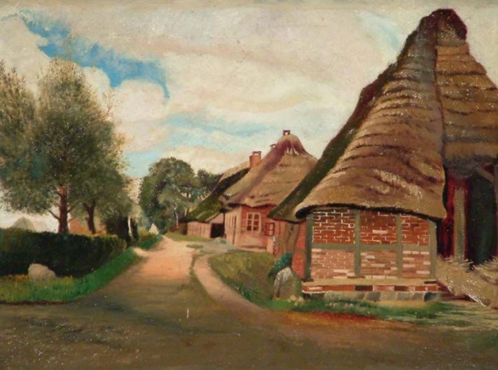  Чонтвари Костка (Csontváry Kosztka). Улица в горах, около 1895