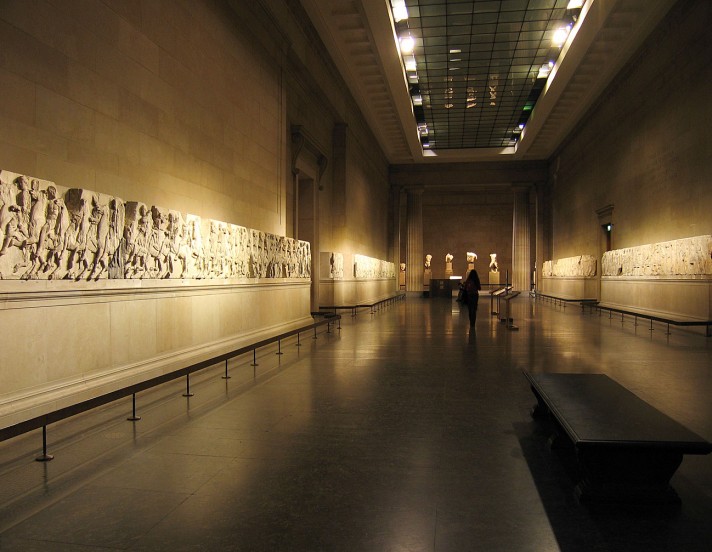 Залы Эльгинского мрамора. Британский музей, Лондон.